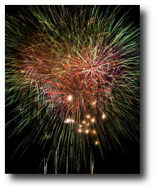 Fireworks photograph