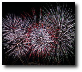 Fireworks photograph