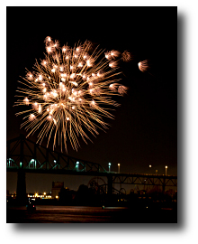 Fireworks photograph