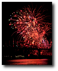 Fireworks photograph