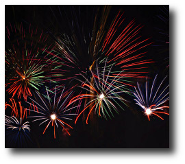 Fireworks photograph