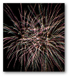 Fireworks photograph