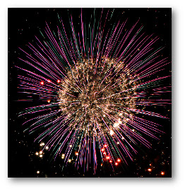 Fireworks photograph